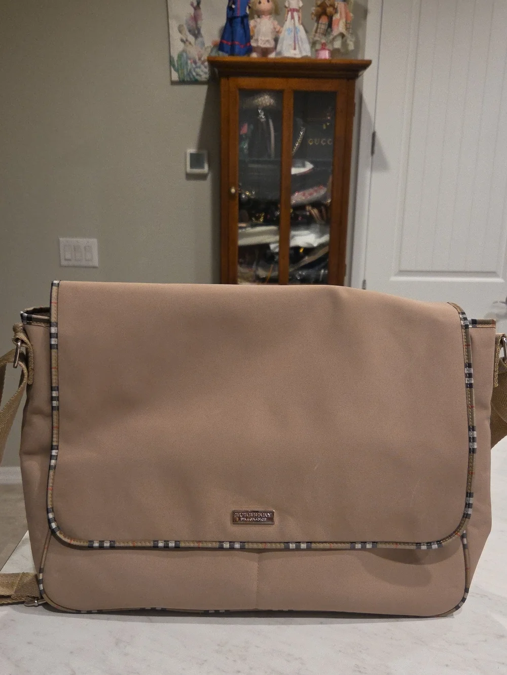 Burberry Beige Messenger Bag